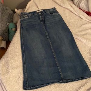 Jean skirt